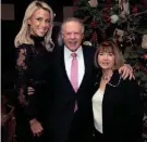  ??  ?? Shelley Lyford with Gary and Mary West in December 2018. Credit: Shelley Lyford