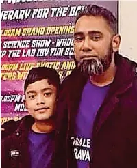  ?? ?? ●● Mohammed Attaur Rahman and his son Labib