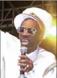  ??  ?? Bunny Wailer performs in 2005.