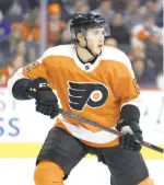  ?? SLOCUM/AP MATT ?? Connor Bunnaman will replace Morgan Frost, who suffered a dislocated left shoulder in the Flyers’ win over the Sabres Tuesday.