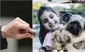  ??  ?? Al Hofeld Jr., who represents Jasmine Vale in her federal civil rights lawsuit, points to a picture of Leyalina Lazar, Vale’s daughter, during Thursday’s news conference.