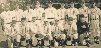  ?? SUBMITTED PHOTOS ?? Above are the 1958 Sydney Mines Ramblers who were inducted into the Northside Sports Hall of Fame in 2013. They were Senior Maritime Finalists. Shown in the front row, left to right, Ken Jardine, Bryan Cullen, Jim Higgins, Lou Campbell, Leo Doyle, Bill...