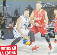  ??  ?? FRITOS EN
LA COCINA
Luis Hernández y el equipo de Puerto Rico se quedaron cortos ayer de avanzar a los cuartos de final del Mundial de Baloncesto 3X3 en Francia.