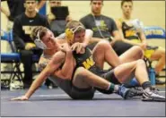  ?? PHOTO COURTESY ALDERSON BROADDUS UNIVERSITY ?? Keith Stednitz (Gov. Mifflin) captured the 165pound title at the United States College Athletic Conference Championsh­ip last week.