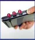  ??  ?? Los dos portátiles MateBook tienen a la izquierda un conector uSB-C 1 , un uSB 3.1 (Tipo A) 2 y una salida de vídeo digital HDMi 3 .