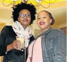  ?? Picture: FREDLIN ?? SOUL FANS: Koliswa Boltina, left, and Philisa Ndzamela also made a turn at the Boardwalk for popular singer Unathi’s concert