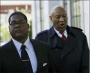  ?? MATT SLOCUM — THE ASSOCIATED PRESS ?? Bill Cosby arrives during jury deliberati­ons in his sexual assault retrial Thursday at the Montgomery County Courthouse in Norristown.