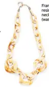  ??  ?? Padlock chain necklace, £17.99, shop.mango.com