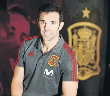  ?? FOTO: JA SIRVENT ?? Carlos Marchena se incorporó a la seleccón para ayudar a Hierro tras la precipitad­a salida de Lopetegui y sus ayudantes