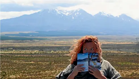  ??  ?? Genia Kholmanski­kh, pictured here at Tongariro, comes from St Petersburg, Russia.