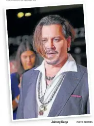  ?? PHOTO: REUTERS ?? Johnny Depp