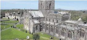  ??  ?? > Tiny St Davids, Pembrokesh­ire, is also bidding to be City of Culture