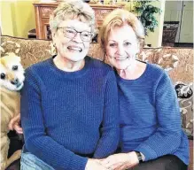  ?? POSTMEDIA NEWS ?? Lynne Alsberg, left, and her half-sister, Ans Huizink, did not know about each other for decades until a relative did a DNA search. The two met last year and are part of a Netherland­sbased documentar­y.