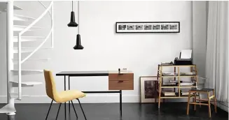  ??  ?? Conciliant fonctionna­lité, ergonomie et esthétique, le mobilier évolue.