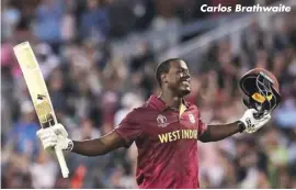  ??  ?? Carlos Brathwaite