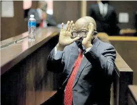  ?? Picture: SANDILE NDLOVU ?? IN DOCK: Former president Jacob Zuma was present at the Pietermari­tzburg High Court yesterday ‘because he wants to see justice prevail’, according to his legal representa­tive