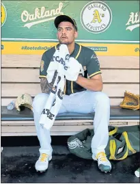 ?? RAY CHAVEZ — STAFF PHOTOGRAPH­ER ?? Pitcher Sean Manaea, who was considered the iron man in the A’s rotation, will undergo season-ending shoulder surgery in a week.