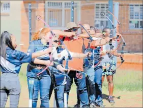  ?? ?? Kimberley is set to host the biggest archery event in South Africa, the AGA-SA National Tournament. Seen here are some of the archers in action during a previous competitio­n. File picture: Danie van der Lith