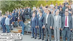  ??  ?? Predsednik Vučić je otvorio „Ljubičevsk­e konjičke igre“