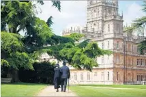  ?? Matthew Lloyd For The Times ?? “DOWNTON ABBEY” A familiar sight to millions of fans of the TV series is Highclere Castle, a 45-minute train ride from Paddington Station.