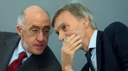  ??  ?? L’intesa decolla Da sinistra, Enrico Marchi e Graziano Delrio