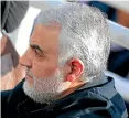  ?? SALAMPIX/ABACAPRESS.COM ?? Comments from General Qasem Soleimani, the commander of the Quds Force of the Islamic Revolution­ary Guard Corps, has raised tensions with the United States.