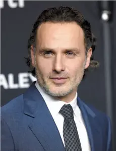  ?? CITIZEN NEWS SERVICE FILE PHOTO ?? In this March 17, 2017 file photo, Andrew Lincoln attends the 34th annual PaleyFest: The Walking Dead event in Los Angeles.