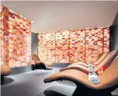  ?? MGM RESORTS
INTERNATIO­NAL ?? The Shio salt-brick room, one of the compliment­ary areas at the Spa at Aria.