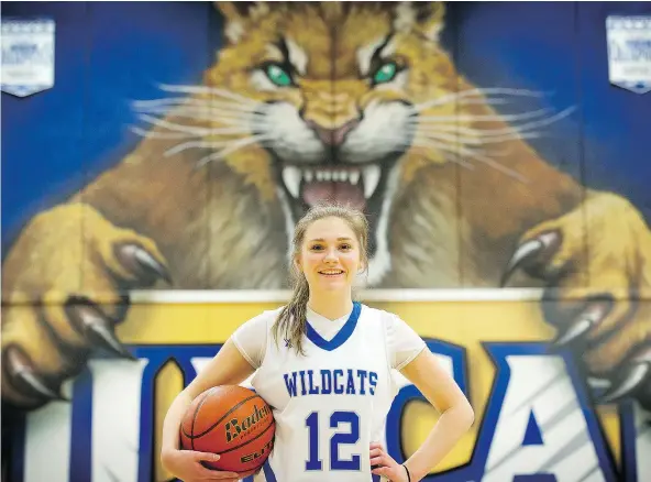  ?? MARK VAN MANEN/PNG ?? Guard Abby Zawada, the daughter of former Richmond Colts star Andrew Zawada, is ‘really developing a good sense of who she is, really starting to come out of her shell,’ coach Anne Gillrie-Carre says. ‘She understand­s the game and can teach it to the...