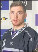  ??  ?? High-flyer... Braehead Clan’s Mike was named in EIHL team of the week