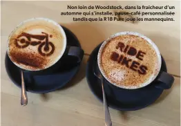  ?? ?? Non loin de Woodstock, dans la fraîcheur d’un automne qui s’installe, pause-café personnali­sée
tandis que la R 18 Pure joue les mannequins.