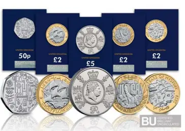  ??  ?? The 2020 UK commemorat­ive coin set