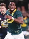  ??  ?? Two-try hero: Siya Kolisi