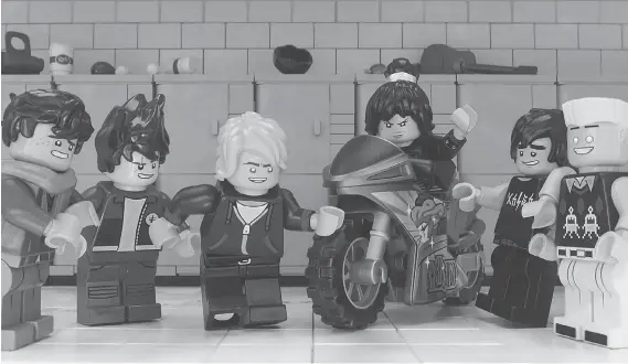  ?? WARNER BROS. PICTURES ?? The Lego franchise has taken a creative nosedive with its latest instalment, The Lego Ninjago Movie.