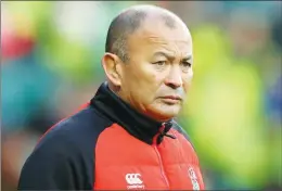  ??  ?? Eddie Jones apologises for offensive Ireland and Wales remarks