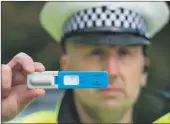  ?? Photograph: Neil Hanna Photograph­y. ?? Drugs tests can now be carried out at the roadside.