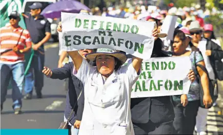  ??  ?? Amenaza. Los trabajador­es y sindicatos del MINSAL no descartan incrementa­r medidas de presión.