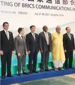  ??  ?? BRICS partners consider ICT as a key way to help grow the economies in all five countries.