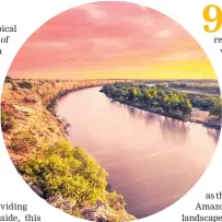  ?? Photos / Getty Images ?? The Nile at Aswan (top); a hippo in the Zambezi River, Zimbabwe; sunset on the Murray river.