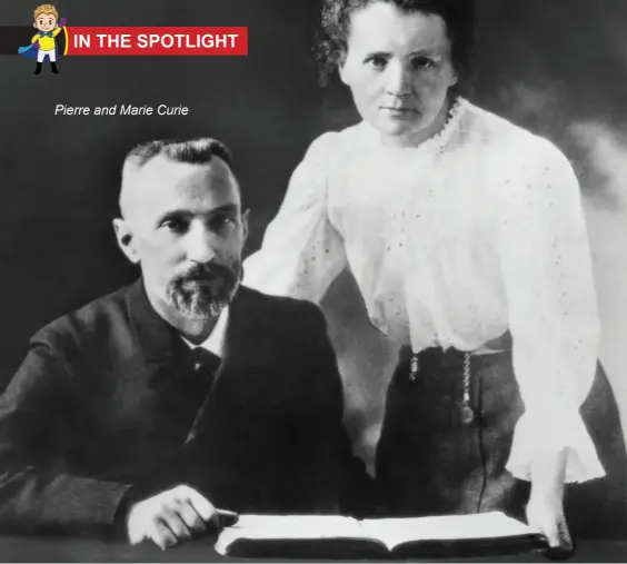  ??  ?? Pierre and Marie Curie