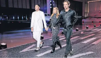  ?? FOTO: PROSIEBEN/ RICHARD HUEBNER ?? Michael Michalsky (l.), Heidi Klum und Thomas Hayo machen sich ab heute wieder auf die Suche nach „Germany’s Next Topmodel“.