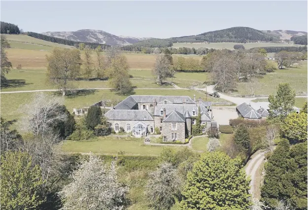 ??  ?? 0 The Stobo Estate in the Upper Tweed Valley includes two six-bedroom farmhouses, 15 further houses and cottages