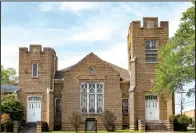  ?? Arkansas Democrat-Gazette/CARY JENKINS ?? Built in 1912, First Presbyteri­an Church in Fordyce was designed by Tennessee architect Reuben Harrison Hunt.