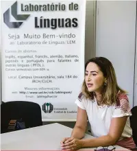  ?? Ricardo Chicarelli ?? Juliana Tonelli, supervisor­a do curso: “Com este desenho pedagógico e como oferta de uma universida­de pública, este curso é provavelme­nte o único”