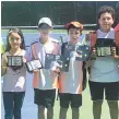  ??  ?? La Academia de Tenis Lsaucedo– Asc,cuentaconb­uenosprosp­ectos que empiezan a sobresalir.