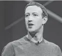  ?? David Paul Morris / Bloomberg ?? Facebook CEO Mark Zuckerberg.