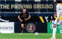  ?? MITCH MARTIN/ATLANTA UNITED 2022 ?? Noah Cobb played in three matches with United last season. He hopes to play for the U.S. Under 20s in this summer’s CONCACAF Champions Cup.