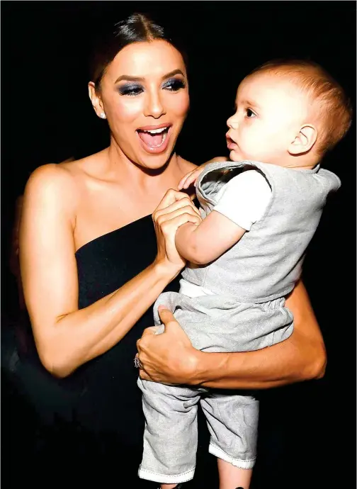  ??  ?? Eva Longoria had just given birth to her son when she was executive producing ABC’S new series, ‘Grand Hotel’.