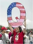  ??  ?? President Joe Biden’s inaugurati­on has left QAnon supporters dazed and confused.