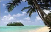  ??  ?? Clockwise, from left, underwater beauty off Aitutaki; Muri lagoon; sarongs at the market; fish wrap at The Mooring.